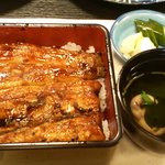 日本料理 一元 - うな重  肝吸付