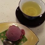 日本料理 一元 - 宴会コース（デザート：巨峰のシャーベット）