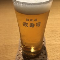 おたる政寿司 ぜん庵 - サッポロ生中