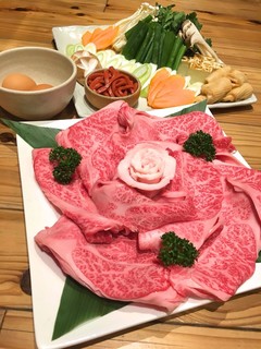 Homba tokusen oumi gyuu yakiniku sukiyaki ikemoto - 