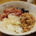 蕎麦ひら井 - 納豆そば