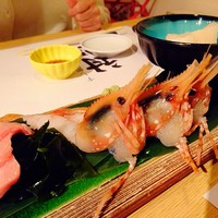 鮨 大照 - 牡丹海老が鎮座