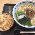 博多うどん よかよか - うどんとかしわめしのランチ