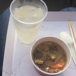 フードコートCHIBA - スタンドで買った泡とも合います。