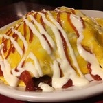 88207900 - オムそば。卵焼きふわっとしていて、ソース焼きそばもおいしい。でも普通の焼きそばでもいいかも。