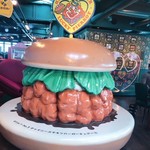 バーガーのオブジェ