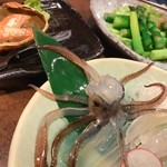 海鮮処 函館山 - 活いか刺し