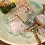 海鮮処 函館山 - 活いか刺し