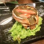 海鮮処 函館山 - かにみそ甲羅焼680円（税込）