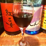 立呑 ぽっぽ亭 - 「赤ワイン」。