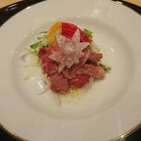 個室処 稲田屋はなれ 八重洲店 - 和牛のサラダ仕立て