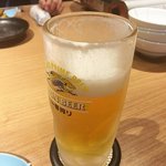 高田屋 - やっぱり最初は生ビールでしょ。