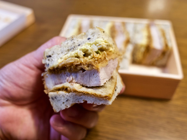 閉店 トンカツサンド宇田川 静岡 サンドイッチ 食べログ