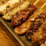 Assortment selection 5 skewers
