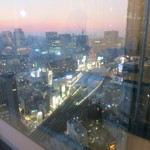 Hanasanshou - 高層階から新幹線を見下ろす夕景