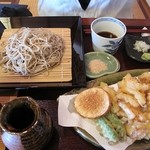 Watanabe - 野菜のかき揚げ天ざる蕎麦