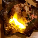 海鮮料理 居酒屋 六文銭 - つぶ貝焼き