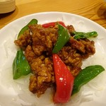 国産ヒレ肉の黒酢酢豚1200円