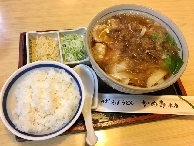 名古屋市中区栄うどんきしめんそば かめ壽本店(かめじゅほんてん)>