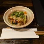 遊食家十五・十五 - お通し(価格不明)：19時42分
