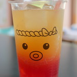 神割 - 町のマスコットキャラのオクトパス君をイメージしたオリジナルドリンク