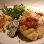 マザーエスタ - メカジキのフリット　茄子のフリッタータ