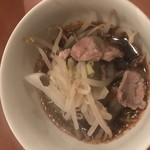 羊や カブトⅡ - モヤシとラム肉合うな〜