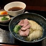 麺創 なな家 - 【限定】冷やしジビエつけ麺 コンブのウォータープレイ