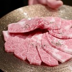 焼肉 大河 - 特選リブロースA5雌