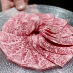 焼肉 大河 - 特選リブロースA4去勢
