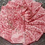 焼肉 大河 - 特選リブロースA4去勢