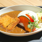 神割 - タコミンチをカツにした珍しいカツカレー