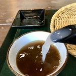 石挽そばや　わかば - 蕎麦湯