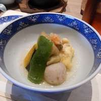 鮨・日本料理 暦 - 加茂茄子オランダ煮と甘鯛の黄身煮