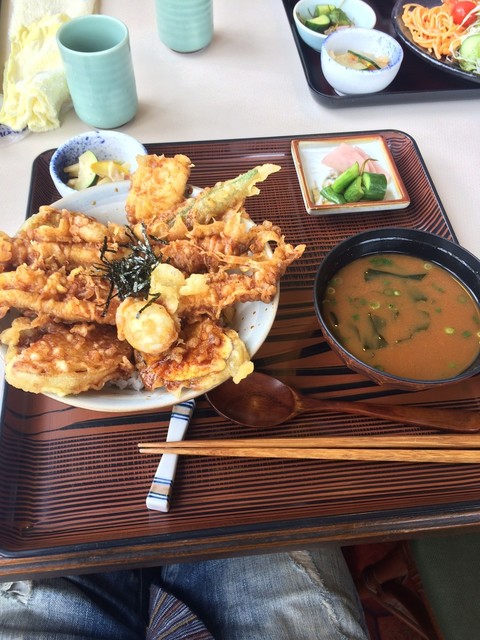 グリル華の名物 穴子天丼を頂きました By Turizuki グリル華 三河田原 定食 食堂 食べログ