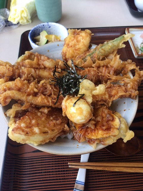 グリル華の名物 穴子天丼を頂きました By Turizuki グリル華 三河田原 定食 食堂 食べログ