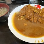 洋食のマルヤ - とんかつカレー　追加でスープ850円