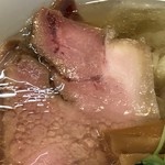 麺処　清水 - 特製塩そば チャーシュー アップ