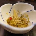 魚真 - つきだし（松前漬け）