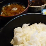 焼とんかつ たいら - 富山のコシヒカリにお馴染み赤出汁