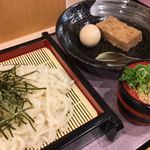 とまらない うどん愛 もっちもち ごんた - ざるうどん と おでん