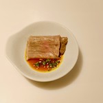 和牛肉割烹 格之進 82 - 焼きしゃぶ サーロイン