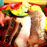 市場食堂 ふじ膳 - 寿司の朝定食600円
