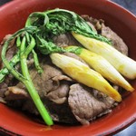 Tsuru - 牛すき丼 1,000円（税込）。　　　　　2018.06.26