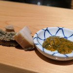 鮨 尚充 - 黒アワビと肝