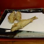 銀座 天一 - 茗荷・稚鮎