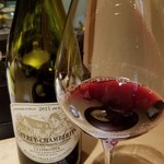 馳走 啐啄一十  - ジュヴレ・シャンベルタン・ラ・ジブリオット・2015年(赤)[グラス]
      ワインは詳しく無いので女将さんのセレクト。
      美味しい赤ワインでした。