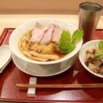 20180620中華そばと炙りチャーシュー丼