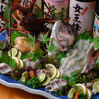150分VIP飲み放題付き【豪華鯛と伊勢海老の活き造り】顔合わせ・接待・会食・お祝い事向けコース