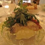 Shin Harada - 焼タラバ蟹のサラダ　アロマフレスカ風